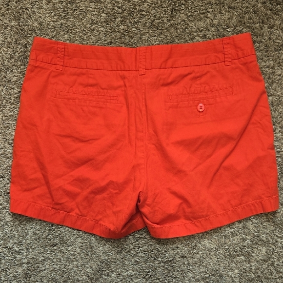 J. Crew Womens Classic Red Chinos Shorts Size 10 - Picture 4 of 6